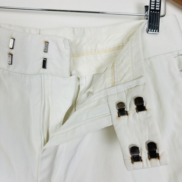 Gucci High Rise Belted Wide Leg Trousers Pants Waist 31 Off white - Picture 8 of 16